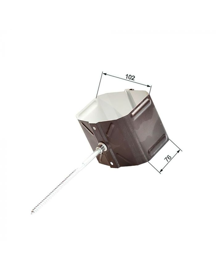 Держатель трубы 76х102 мм (на кирпич)