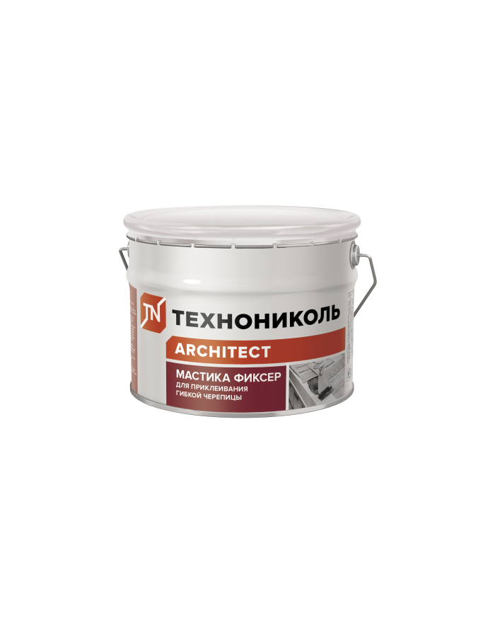 Мастика для гибкой черепицы ТЕХНОНИКОЛЬ №23 Фиксер 3,6 кг
