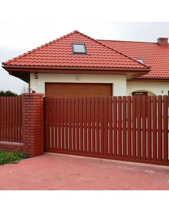 Металлический штакет 110мм цвет RAL3005