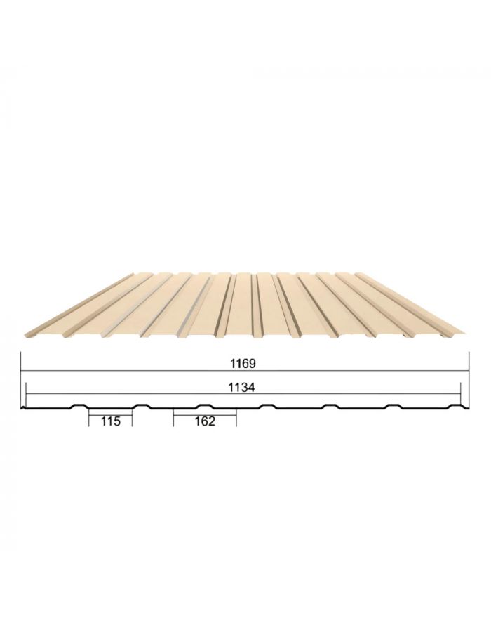 Профлист С-15 с покрытием полиэстер
