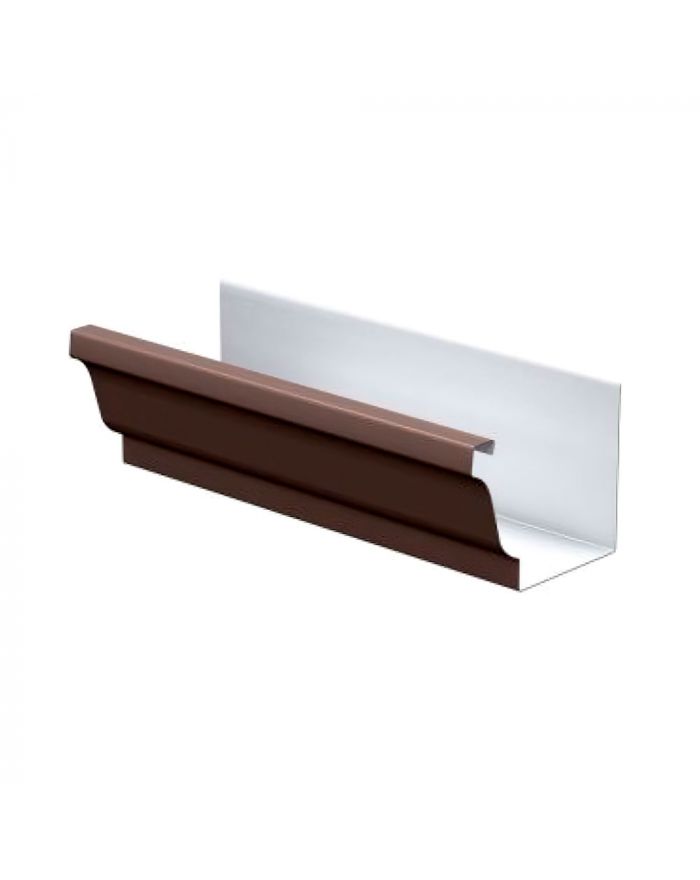 Металлический желоб водосточный 120х86х3000 мм