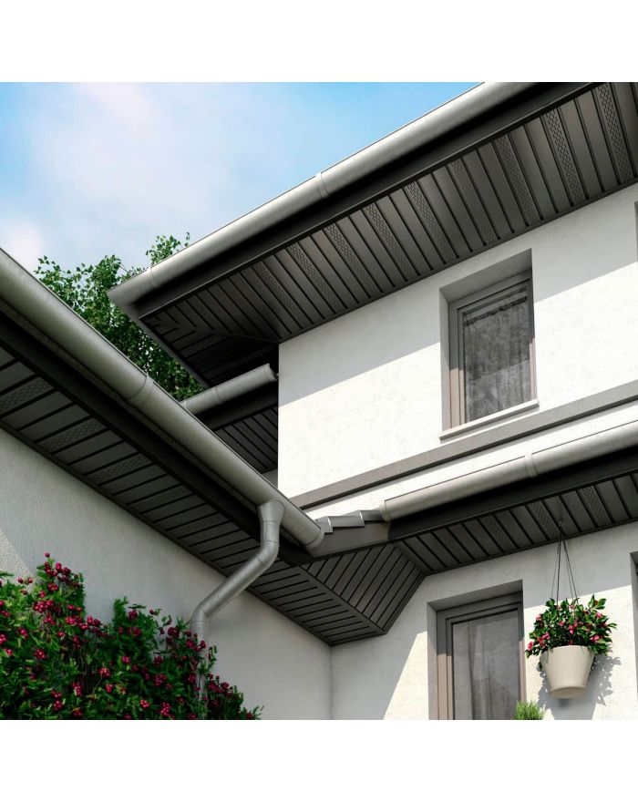 Софит с центральной перфорацией, Графитовый