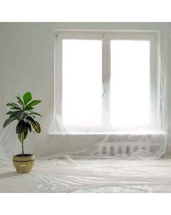 Пленка 60 мкм 3х100 м строительная 1-й сорт Polinet