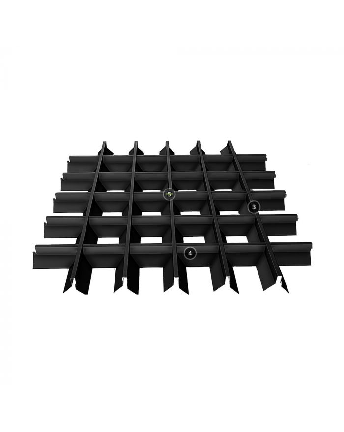 Пирамидальный потолок грильято