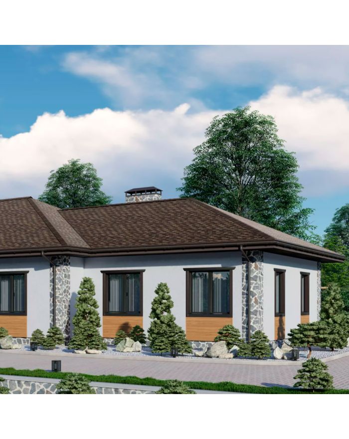 Гибкая двухслойная черепица Блюз