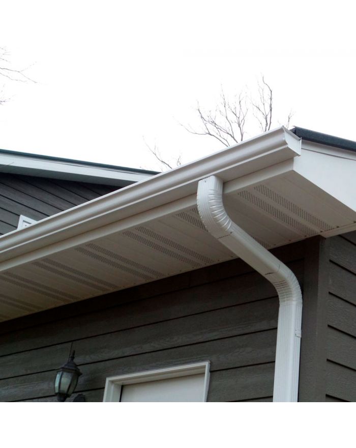 Софит с центральной перфорацией, белый