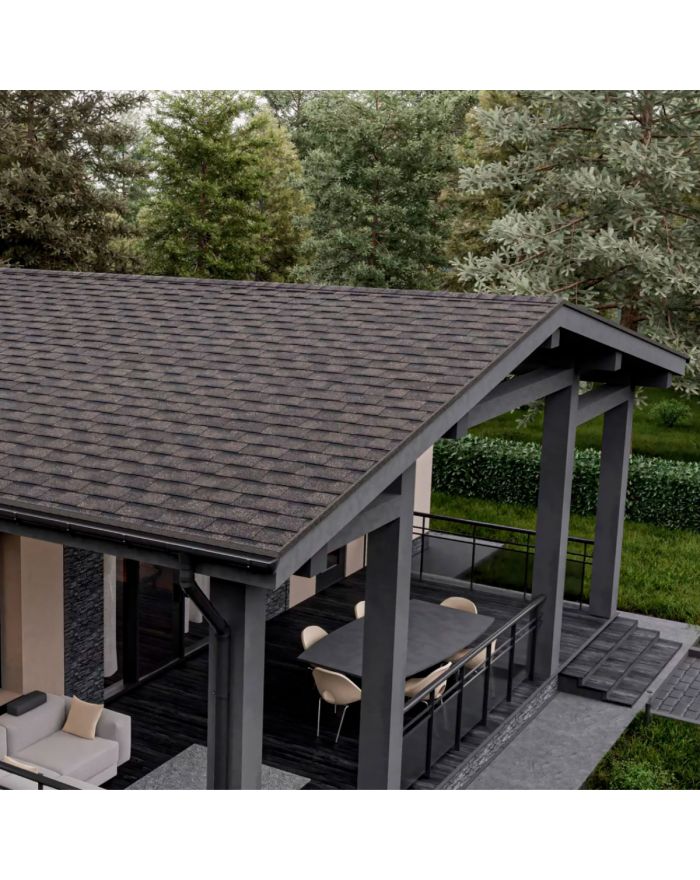 Гибкая двухслойная черепица Блюз