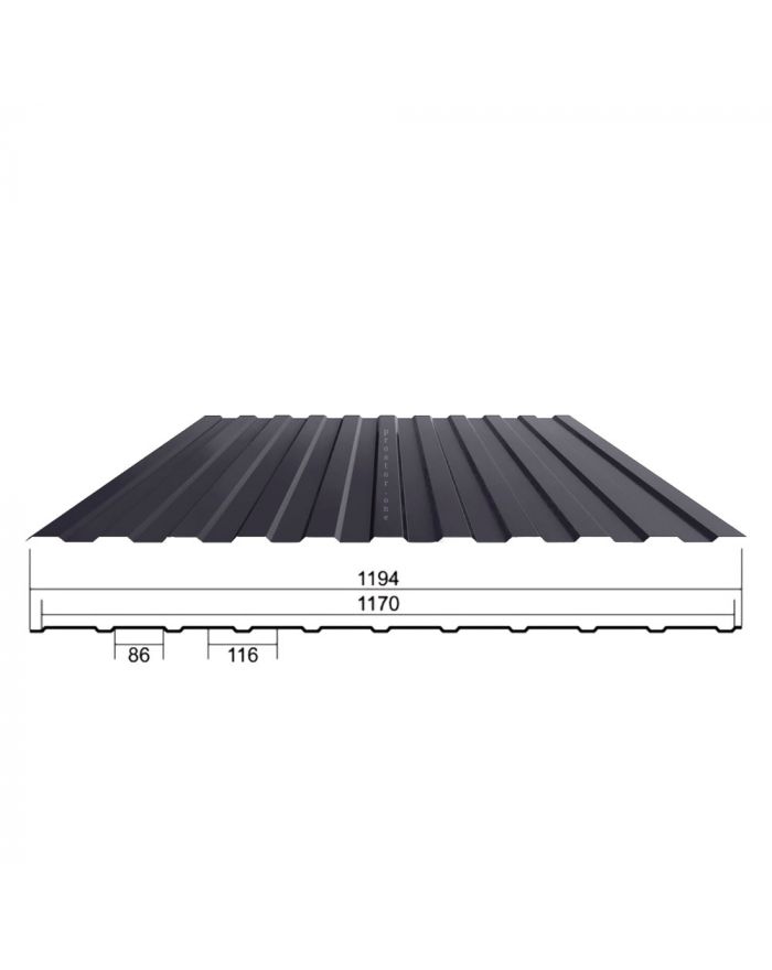 Профлист С-8 с покрытием матовый полиэстер 