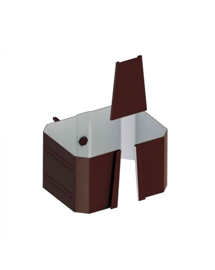 Держатель трубы 76х102 мм (на кирпич)