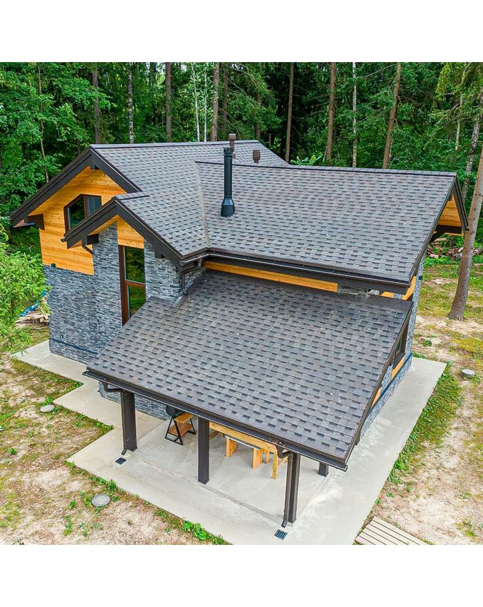 Гибкая двухслойная черепица Кантри