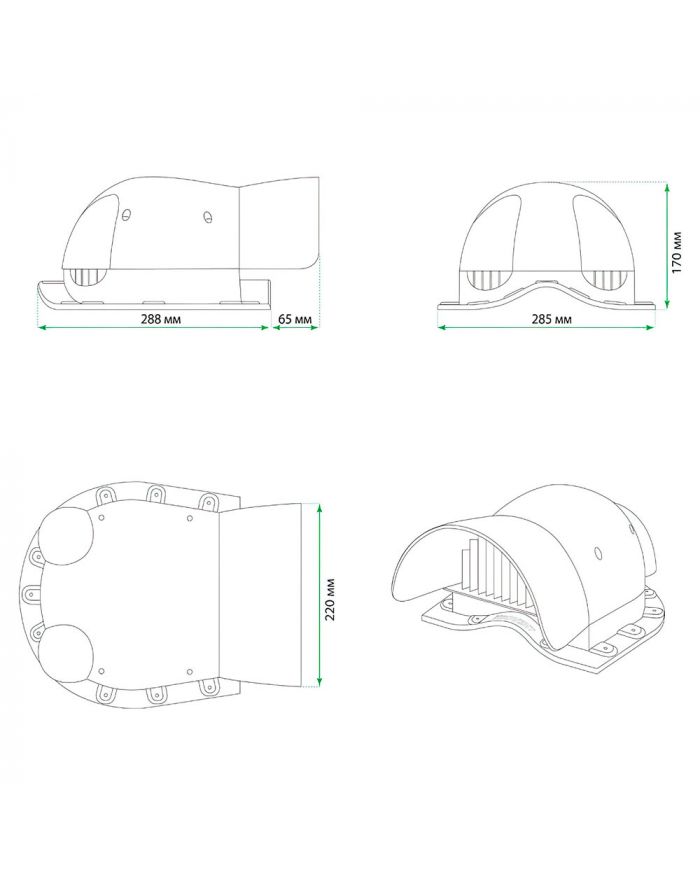 Кровельный вентиль Krovent KTV-Wave