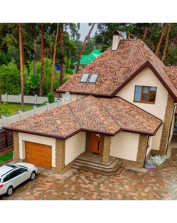 Гибкая двухслойная черепица Джаз