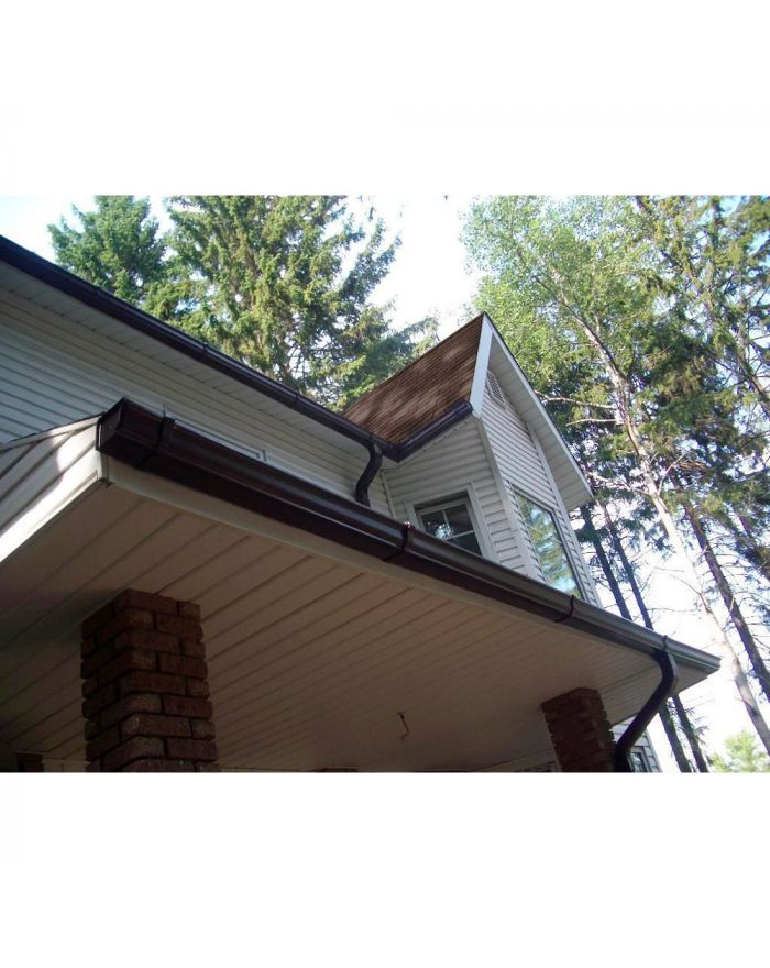 Металлическая труба водосточная 76х102х3000 мм