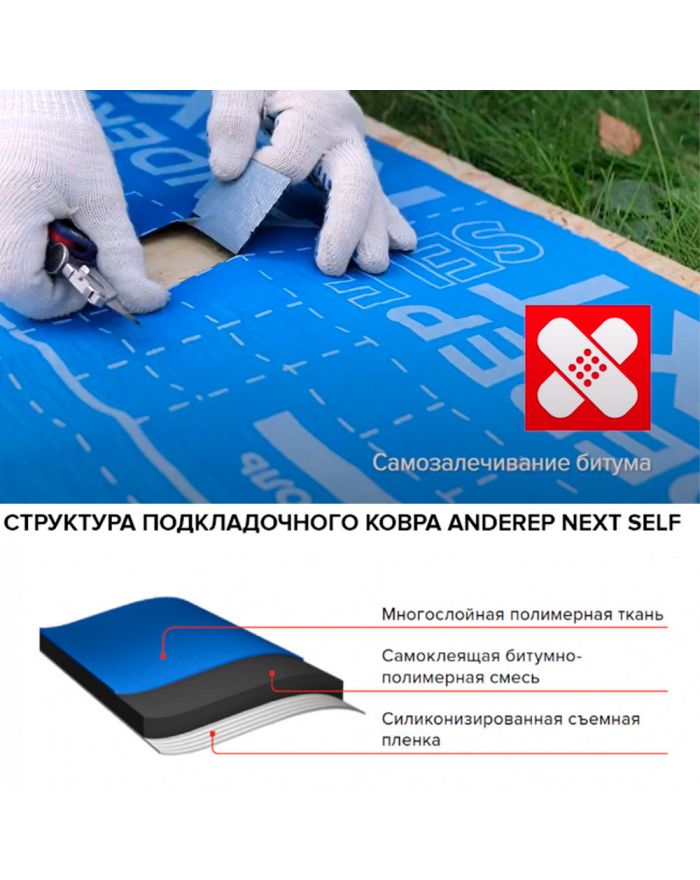 Подкладочный ковер ANDEREP NEXT SELF (25 м2)