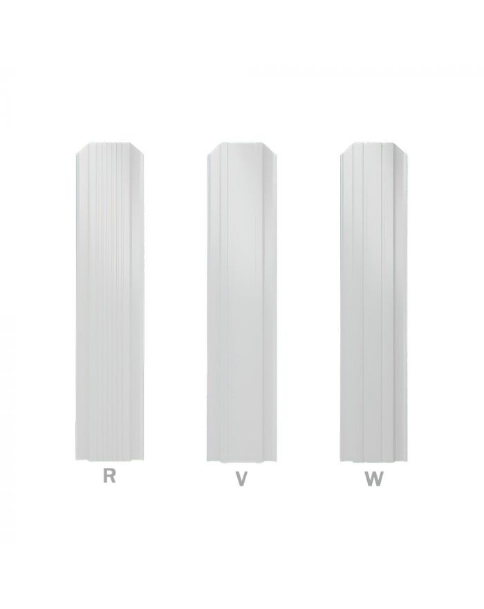 Металлический штакет 110мм цвет RAL9003