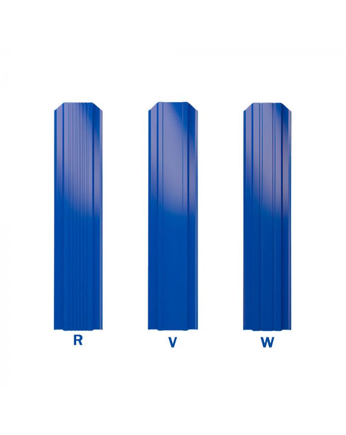 Металлический штакет 110мм цвет RAL5005