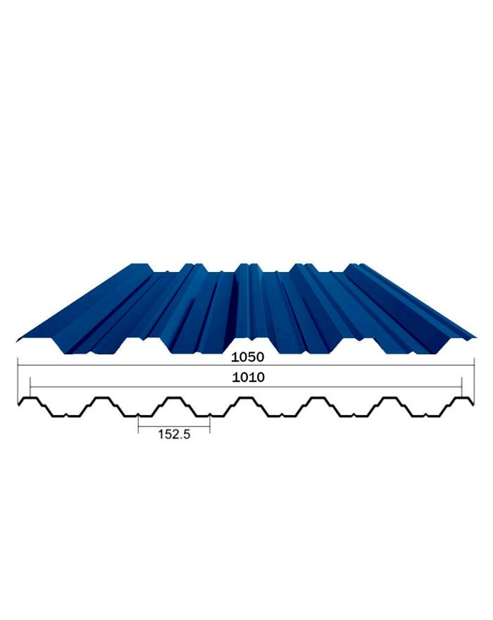Профлист НС-45 с покрытием полиэстер