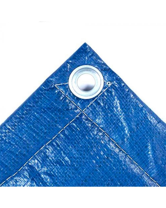 Тент Тарпаулин синий 180 гр/м2 с люверсами