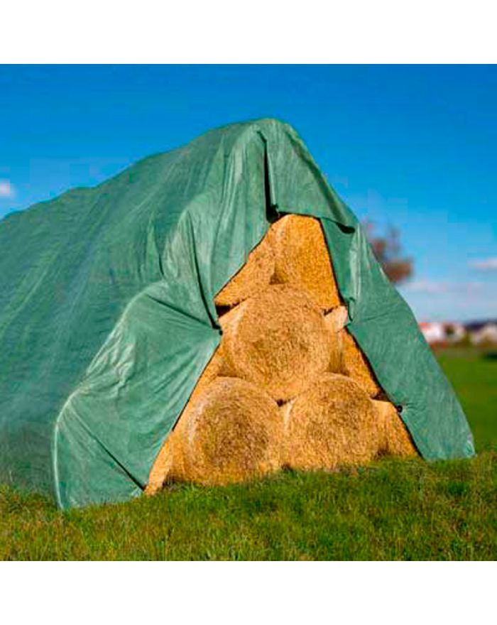 Тент Тарпаулин зеленый 120 гр/м2 с люверсами