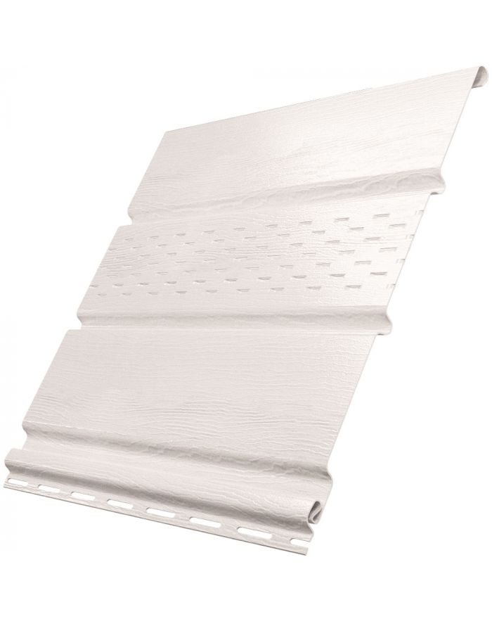 Софит с центральной перфорацией, белый