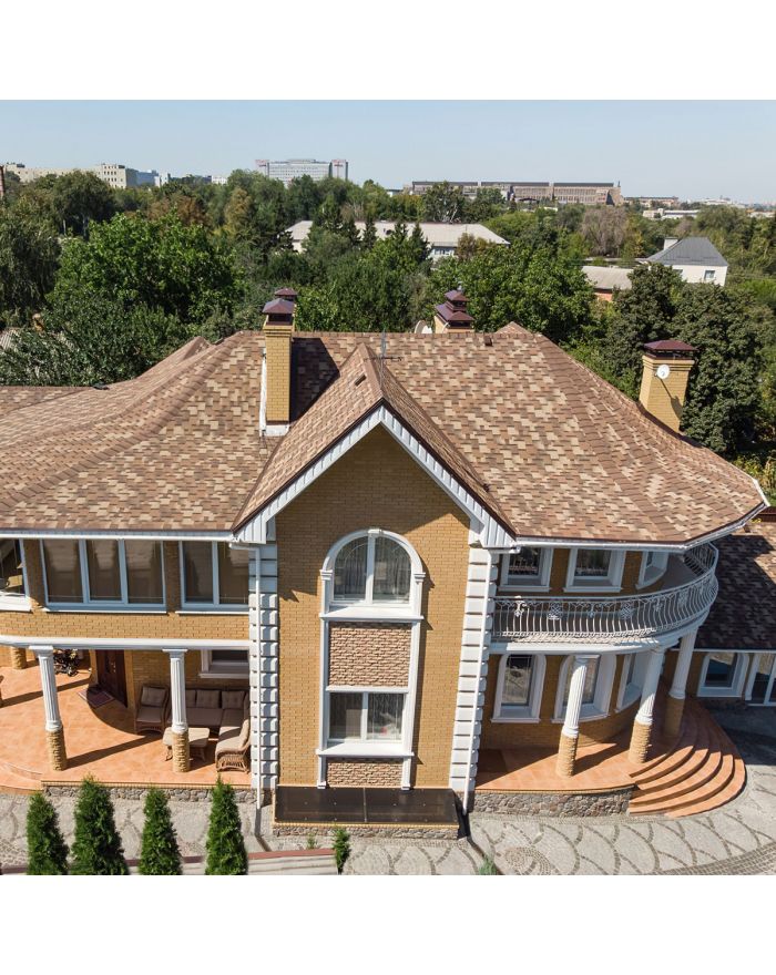 Гибкая однослойная черепица Румба