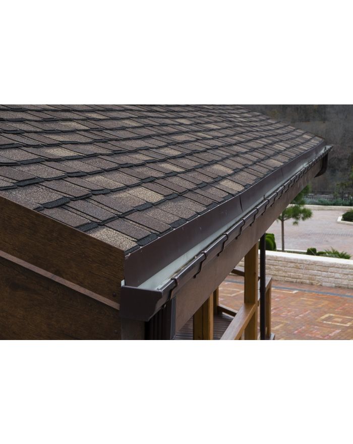 Металлическая труба водосточная 76х102х3000 мм