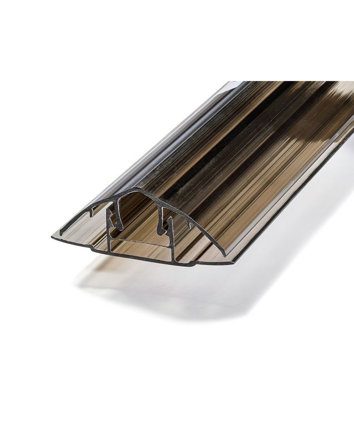 Профиль соединительный разъемный (база+крышка) 6-10 мм