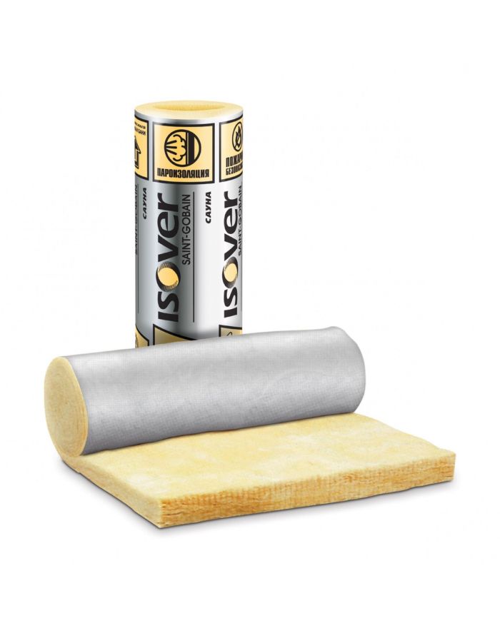 ISOVER Сауна, фольгированный утеплитель 15 м2/рулон