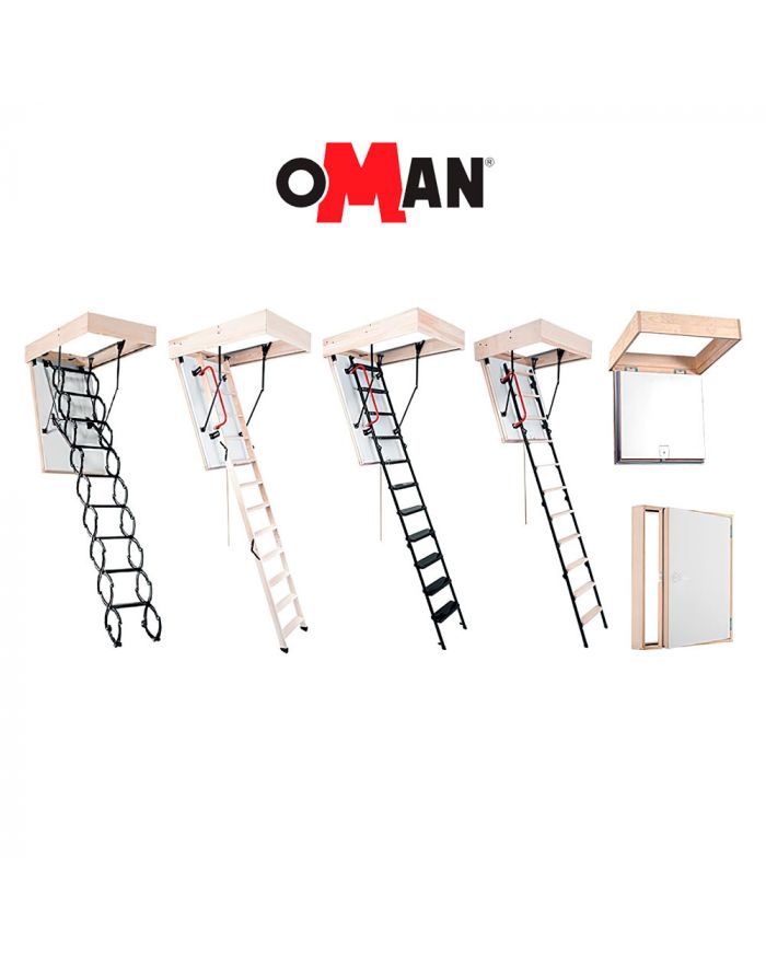 Чердачная лестница складная OMAN