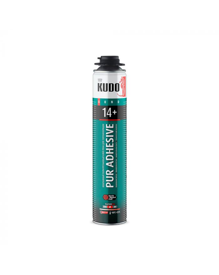 Клей-пена монтажный для теплоизоляции PUR ADHESIVE PROFF 14+