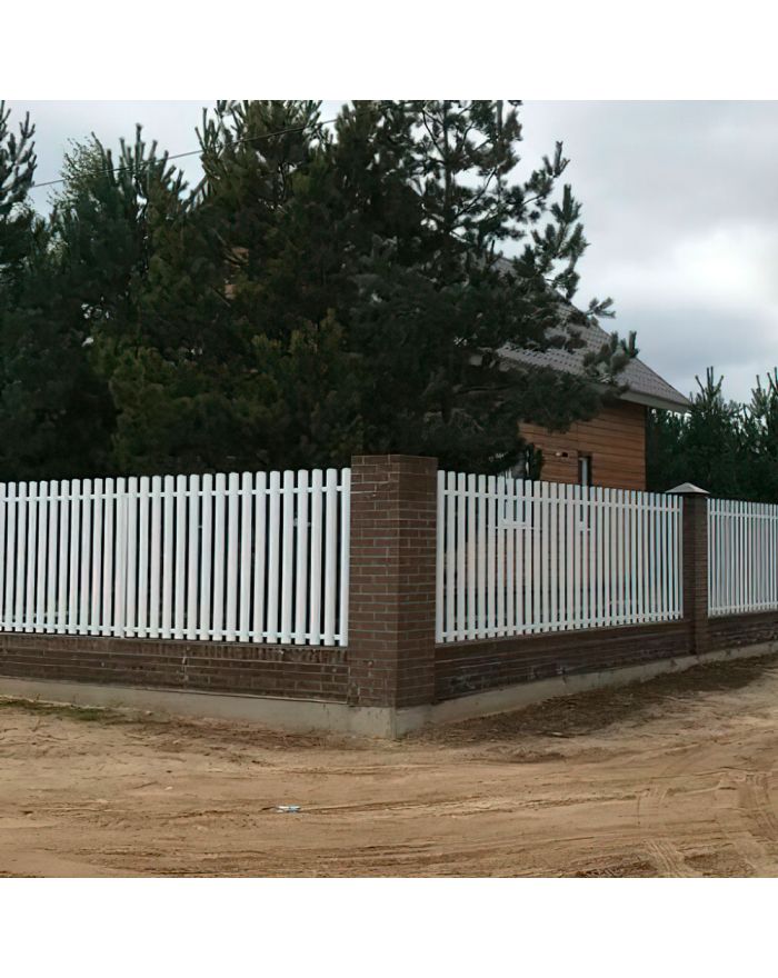 Металлический штакет 110мм цвет RAL9003