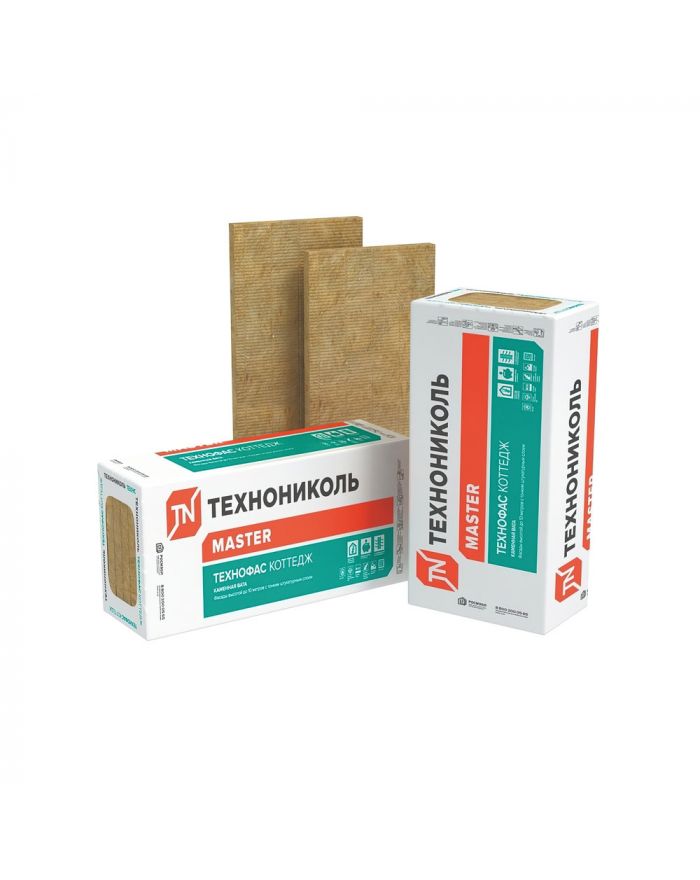 Утеплитель ТЕХНОФАС КОТТЕДЖ (4,32 м2/уп)