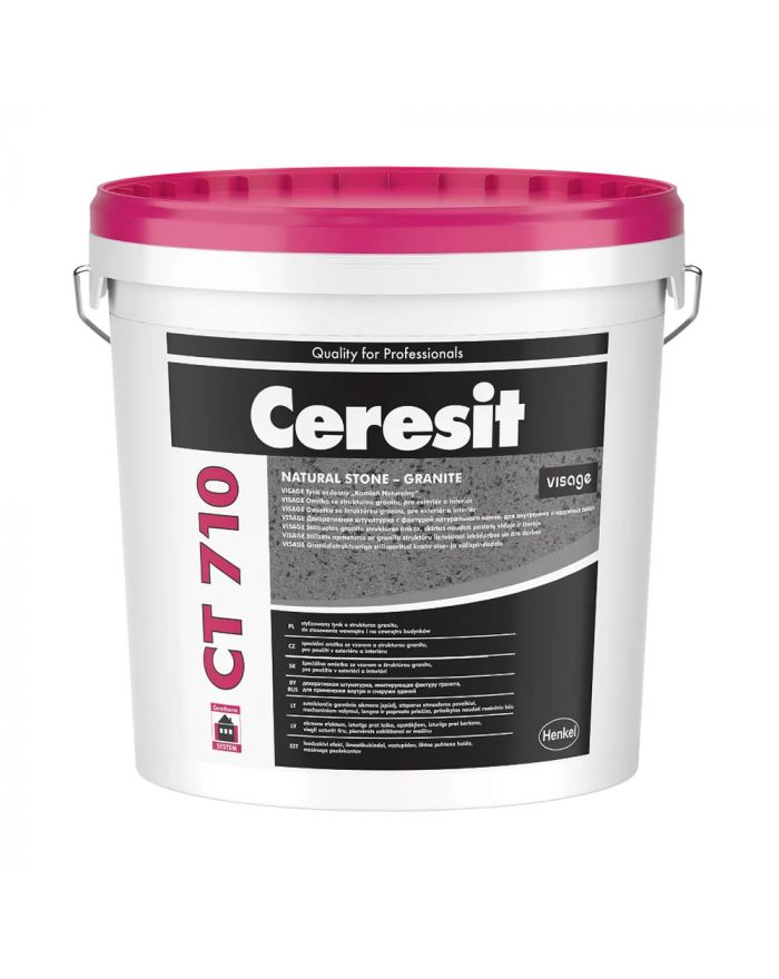 Церезит CT 710 Visage - Декоративная штукатурка с фактурой «Гранит»