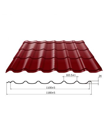 Металлочерепица Классик 0.40мм полиэстер