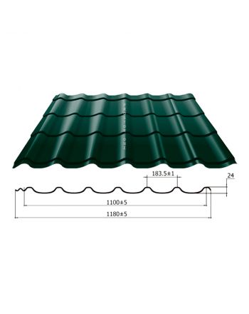 Металлочерепица Классик 0.45мм полиэстер
