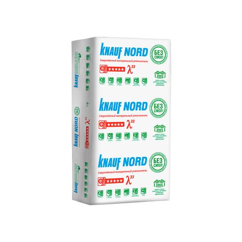 Утеплитель KNAUF NORD, 100 мм (4,5 м2/уп)