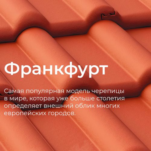 Минеральная черепица BRAAS Франкфурт